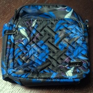 Gently Used Lug Can Can In Botanical Black! Belt/Crossbody Bag